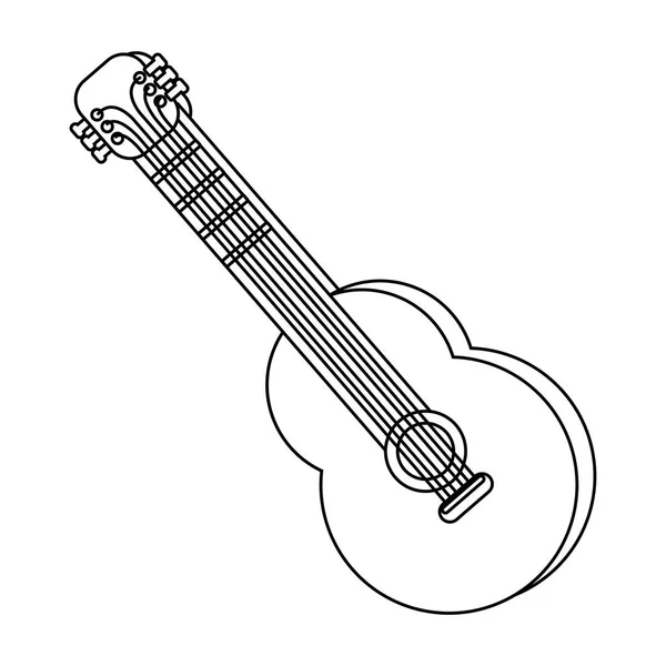 Instrumento de música de dibujos animados — Vector de stock