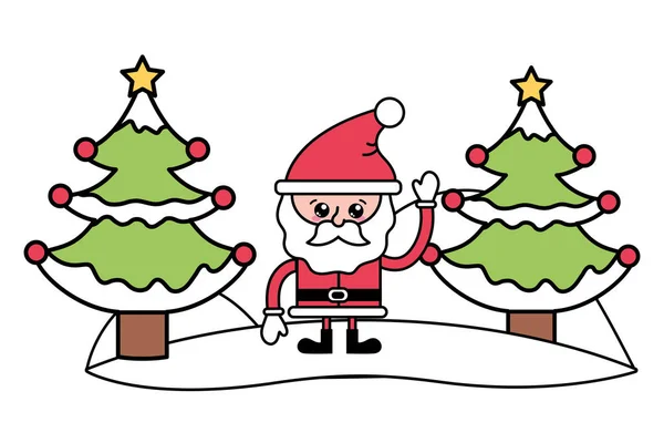 Feliz Navidad de dibujos animados — Vector de stock