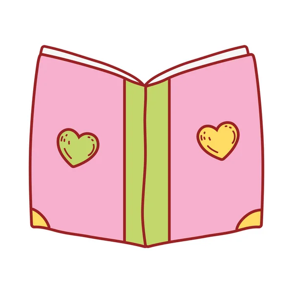 День книги о любви — стоковый вектор