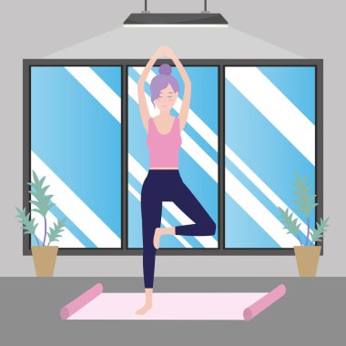kadın ve yoga