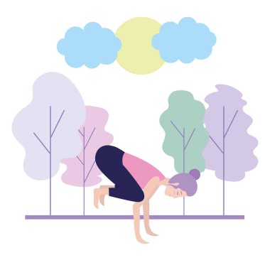 kadın ve yoga