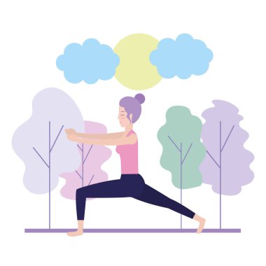 kadın ve yoga
