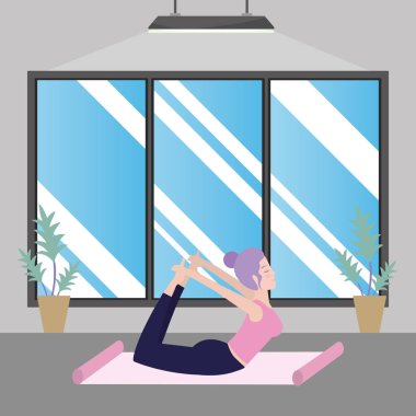 kadın ve yoga