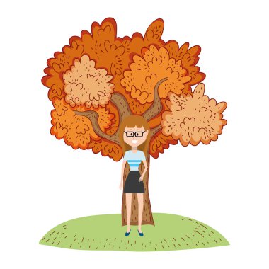 doğa sonbahar insanlara