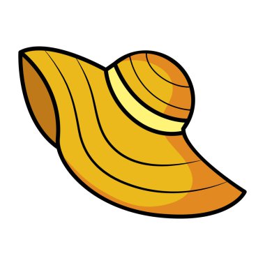 plaj şapka çizgi film