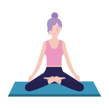 kadın ve yoga