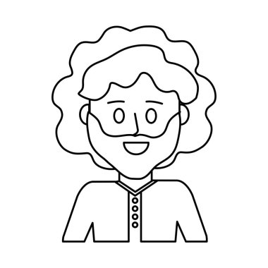 Anahat mutlu adam sakal tasarım ve gömlek