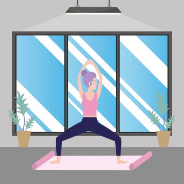 kadın ve yoga