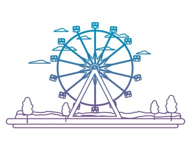 bozulmuş satır komik dönme dolap mekanik karnaval