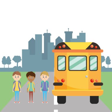 İlköğretim Okulu çizgi film