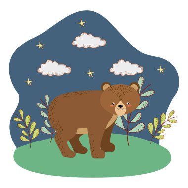 Sevimli hayvan çizgi filmi