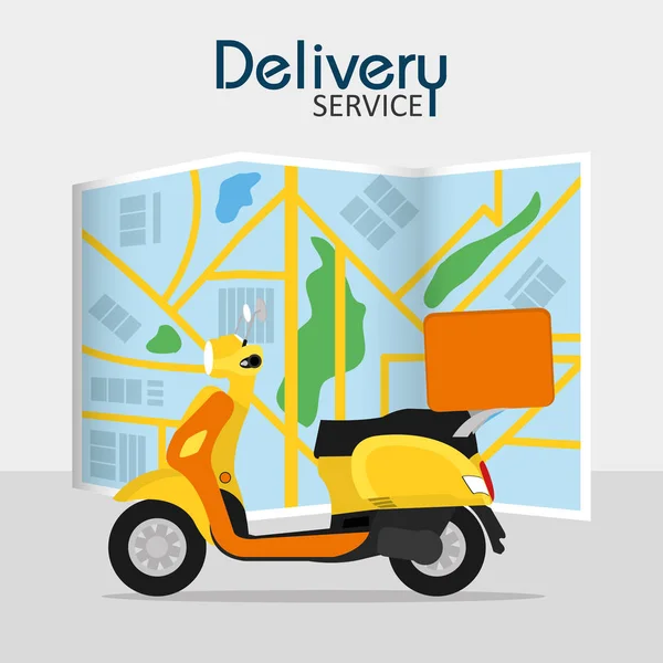 Servicio de entrega de alimentos — Vector de stock