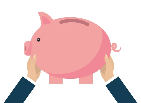 Карикатура на Piggy Bank — стоковый вектор