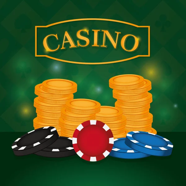 Casino Freizeit Spiel — Stockvektor