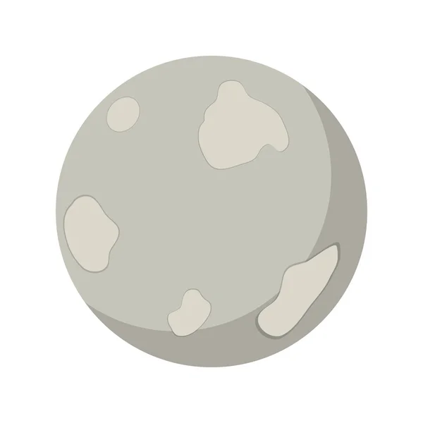 Luna llena aislada — Archivo Imágenes Vectoriales