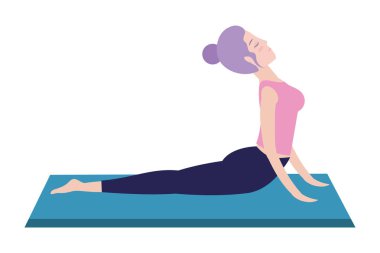 kadın ve yoga