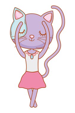 yavru kedi çizgi film koymak