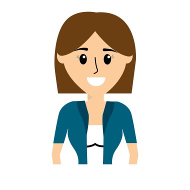 hoş bir kadınla zarif bluz ve saç modeli