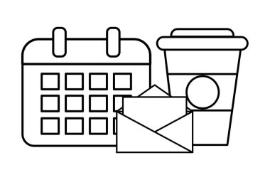 kahve karikatür çalışması