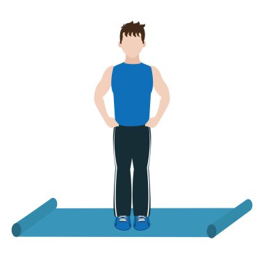 egzersiz yapan erkek uygun