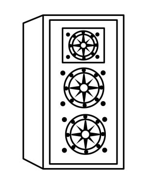 hoparlör kutusu simgesi