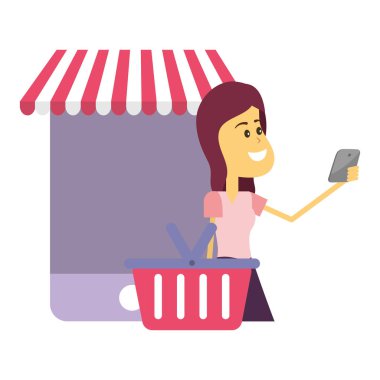 kadın sosyal ağlarda