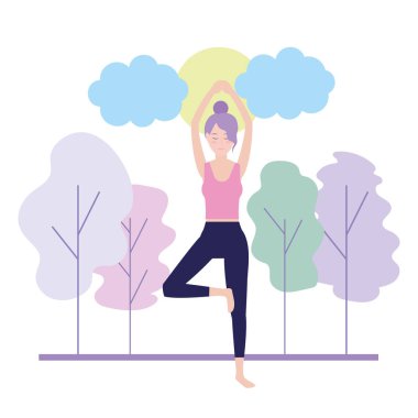 kadın ve yoga