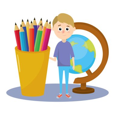 İlköğretim Okulu çizgi film