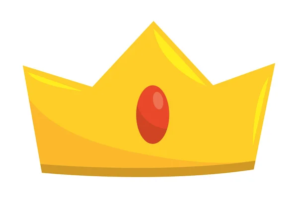 King crown cartoon — Stock Vector