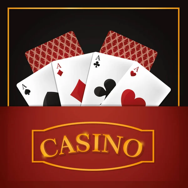Casino leisure game — Stock Vector