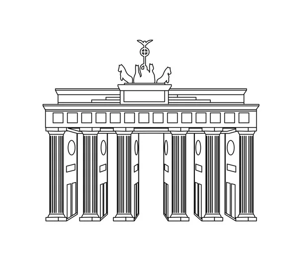 ライン中世リスボン設計の宮殿 — ストックベクタ