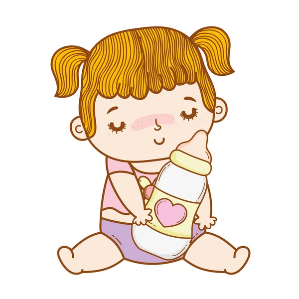 Χαριτωμένο μωρό κινουμένων σχεδίων — Διανυσματικό Αρχείο