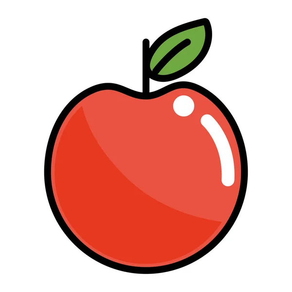 Καρτούν μήλου — Διανυσματικό Αρχείο