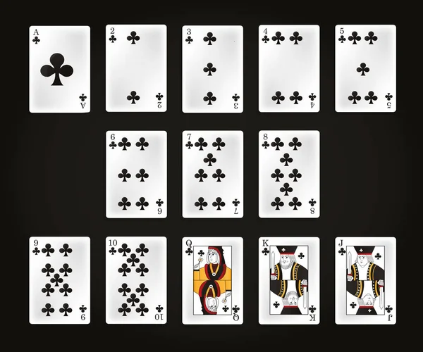 Jeu de cartes de loisirs — Image vectorielle