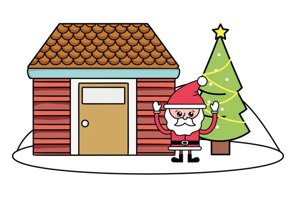 Merry Christmas cartoon — Stockvector