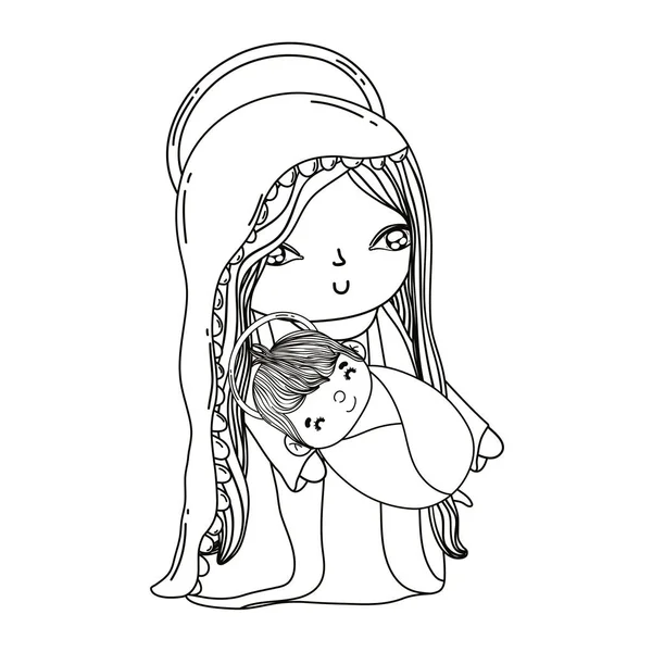 Noel nativity sahne karikatür