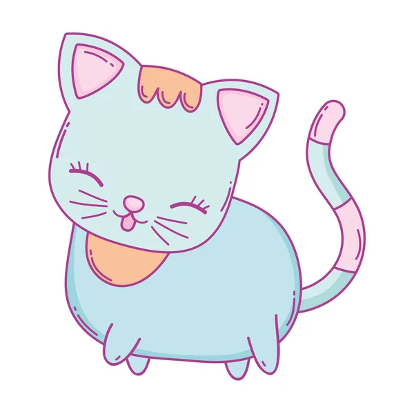 Kitty Cat Cartoon — Stockvektor