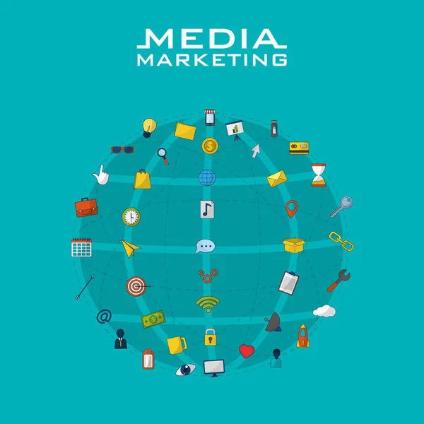 Social Media Marketing — Stockvektor