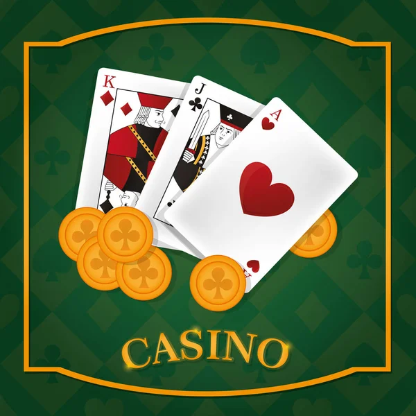 Conceito de jogo Casino —  Vetores de Stock