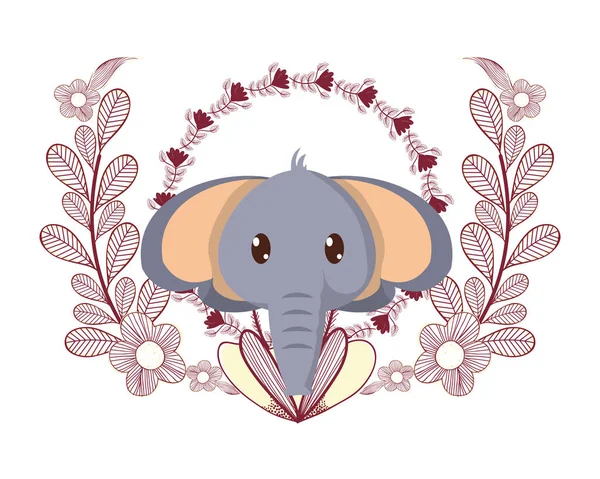 Cute animal cartoon — Stock Vector