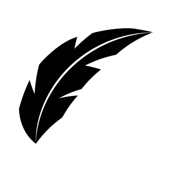 Dibujos animados de plumas elegantes — Vector de stock