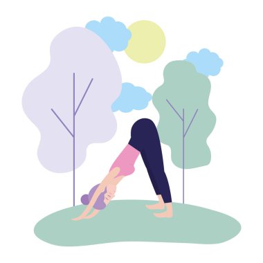kadın ve yoga