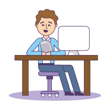 İşadamı ve ofis