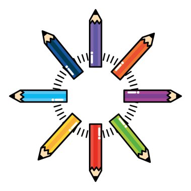 çalışma öğesi çizgi film