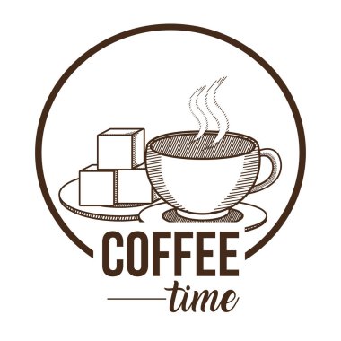 Kahve zamanı konsepti