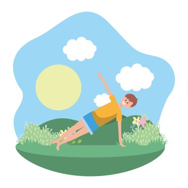 Uygun adam pratik Yoga