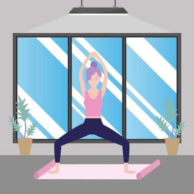 kadın ve yoga