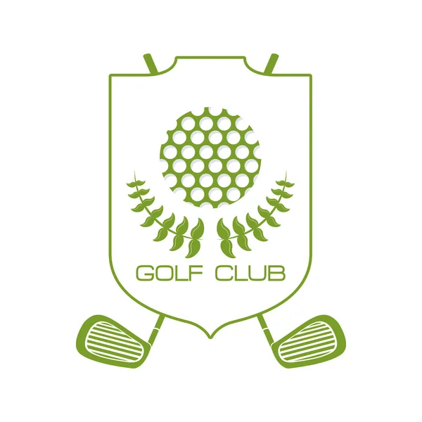 Golf club deporte — Vector de stock