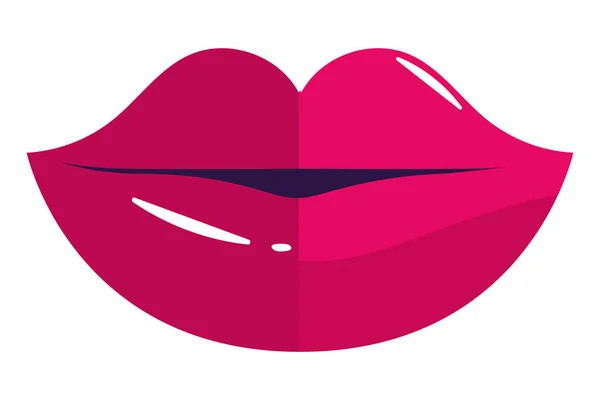 Sexy vrouwen lippen — Stockvector