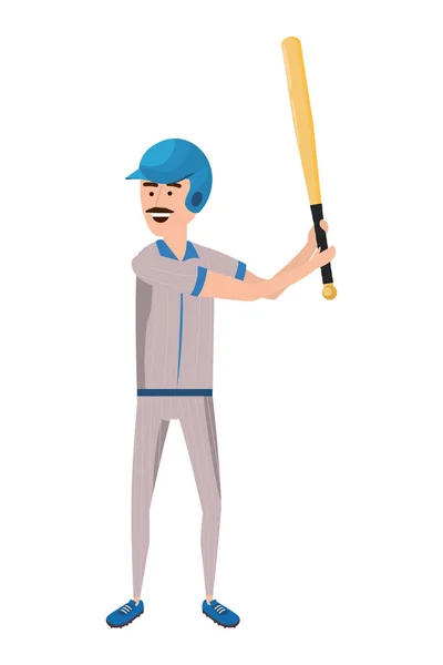 Baseball player cartoon — Διανυσματικό Αρχείο